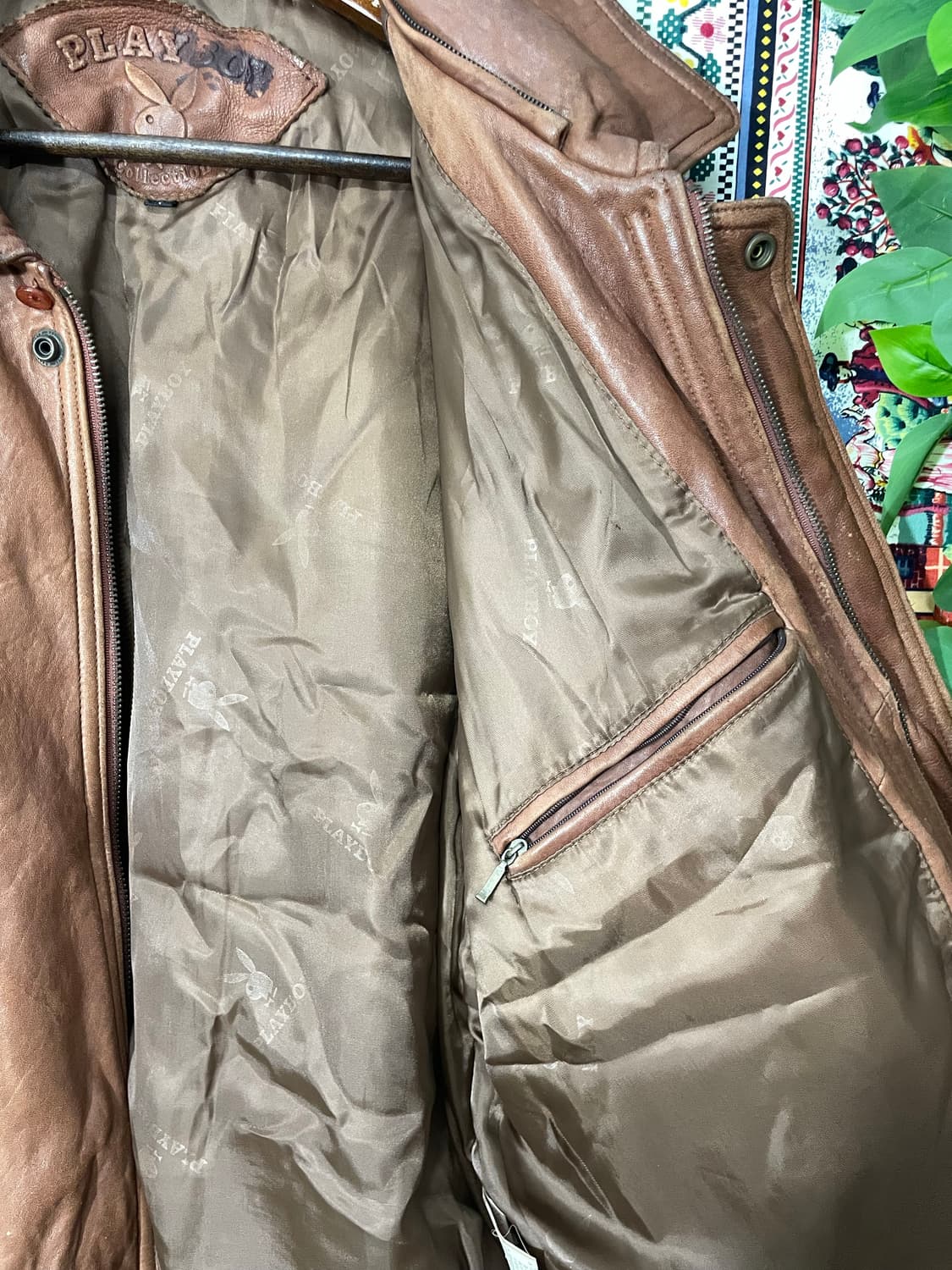 플레이보이 레더 봄버 상품이미지8