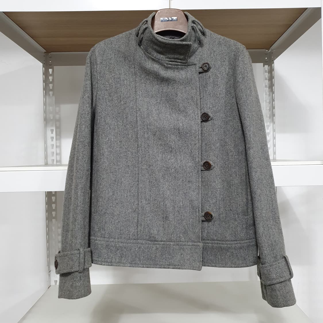 (M) 코데즈컴바인 모 하이넥 크롭 재킷 상품이미지1