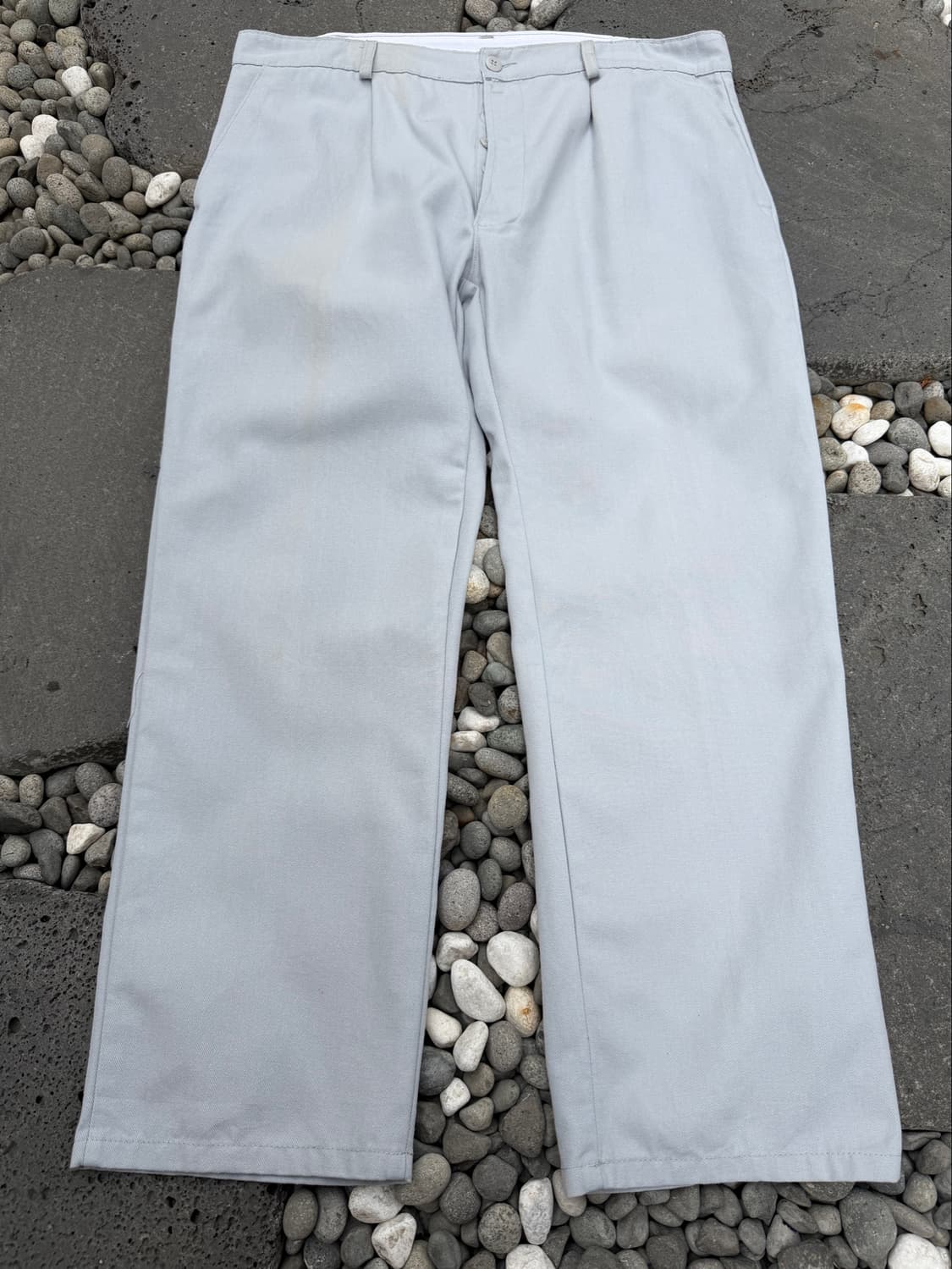 1990s USIFOR LIGHT GREY FRENCH 프렌치워크팬츠 상품이미지1