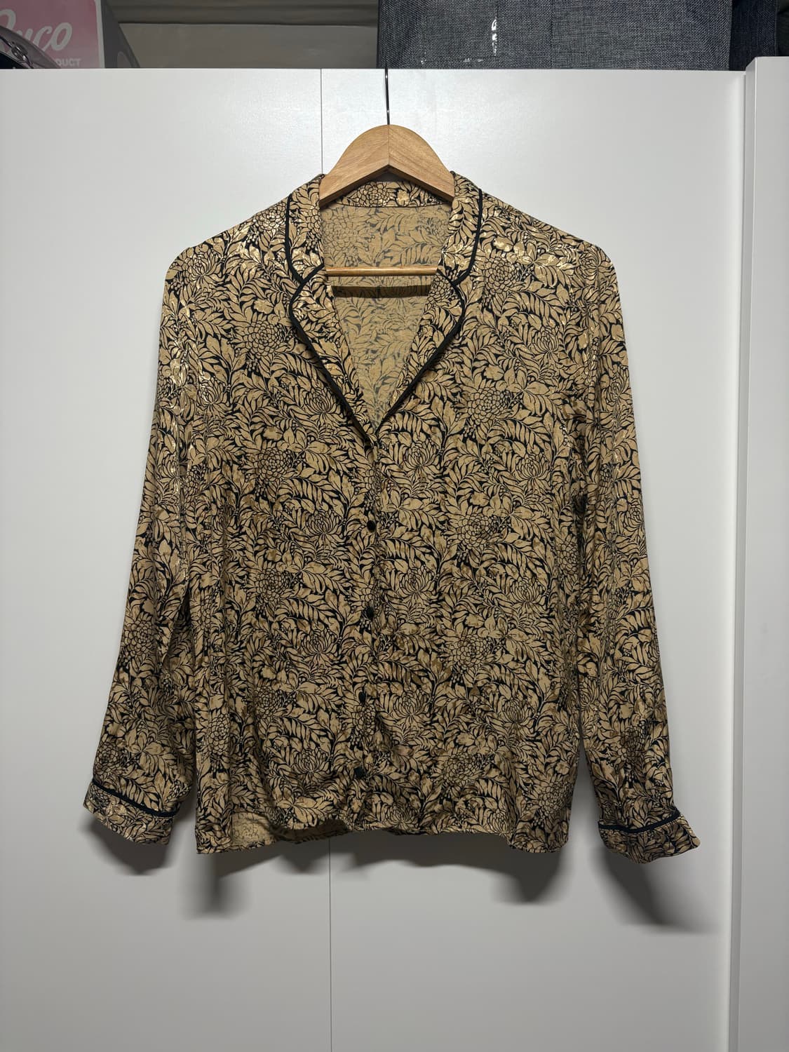 페이우 빈티지 실크 셔츠 상품이미지1