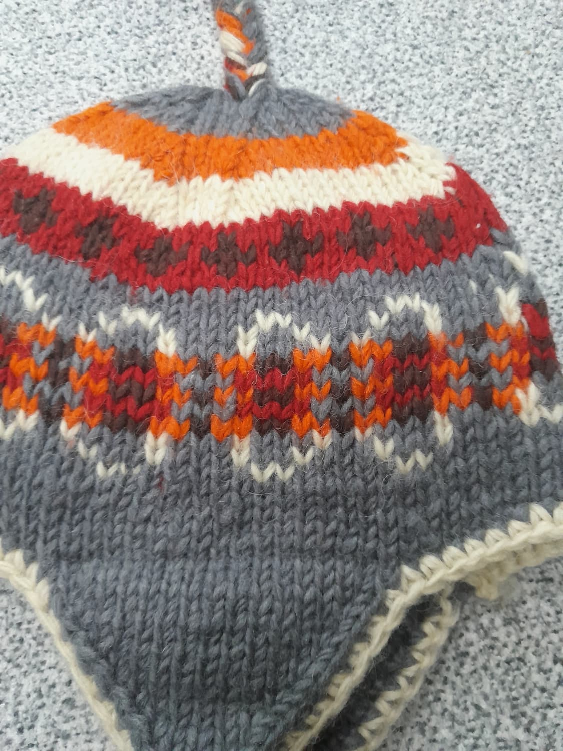 빈티지 이어플랩 비니 상품이미지2