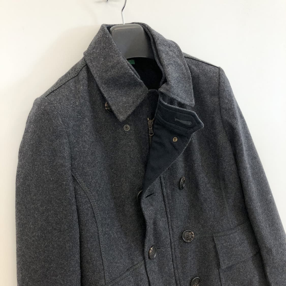 베네통 이태리 더블 울코트 91-165  상품이미지5