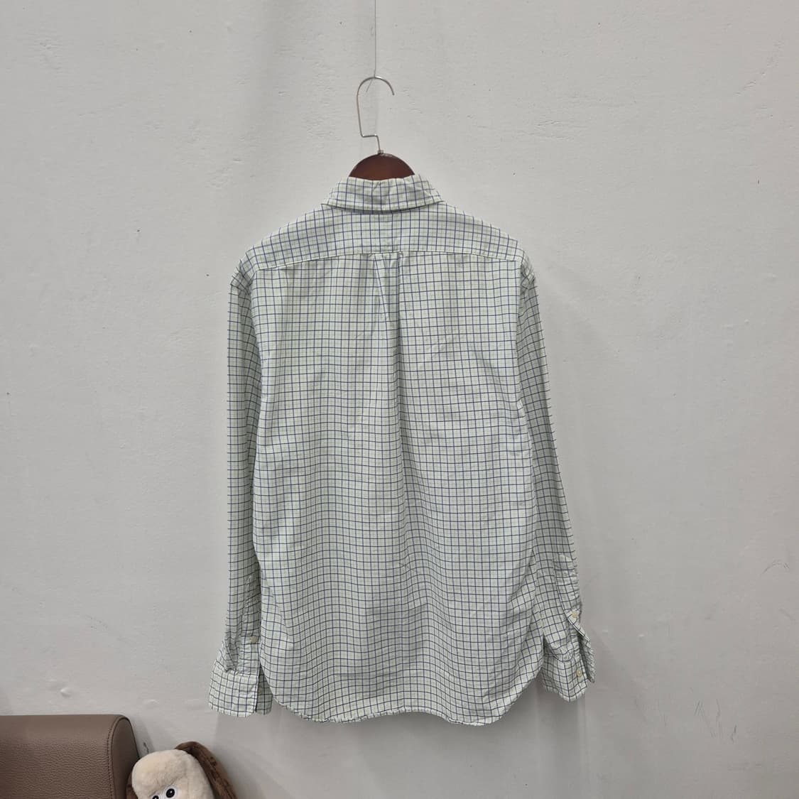 폴로 랄프로렌 슬림핏 체크 코튼 셔 M 상품이미지4