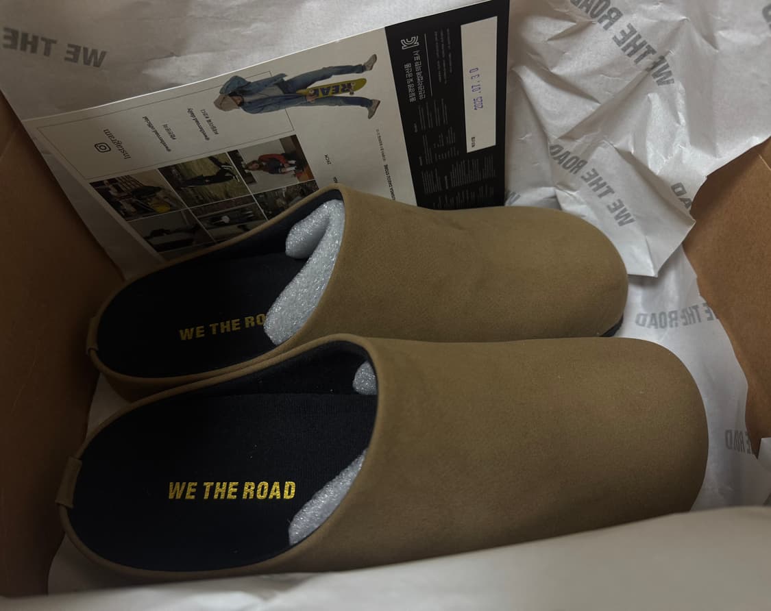 [새상품]위더로드 뮬 슬리퍼 베이지 270 상품이미지2