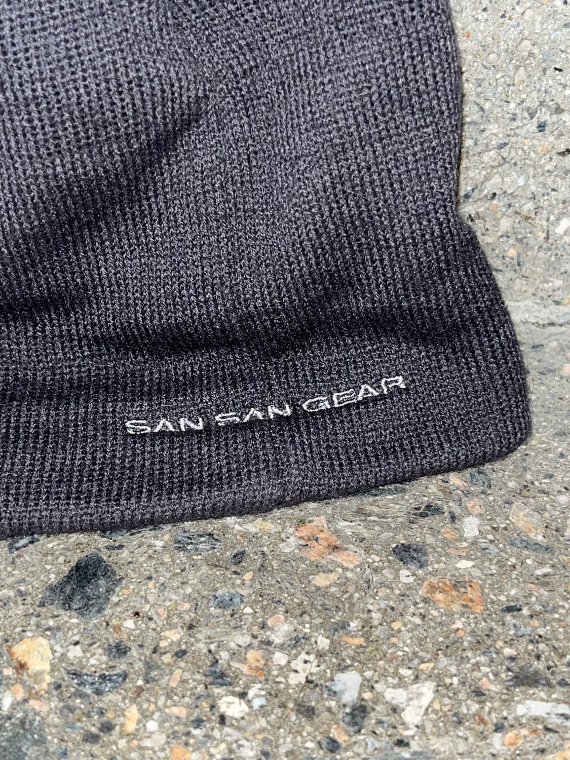 SANSAN GEAR 산산기어 로고 비니 차콜 상품이미지6