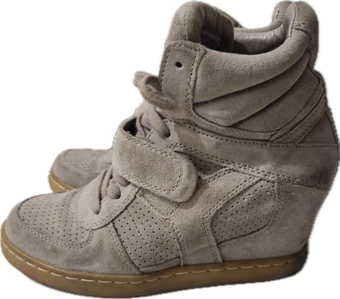 아쉬 스웨이드 웨지 스니커즈 하이탑 상품이미지1