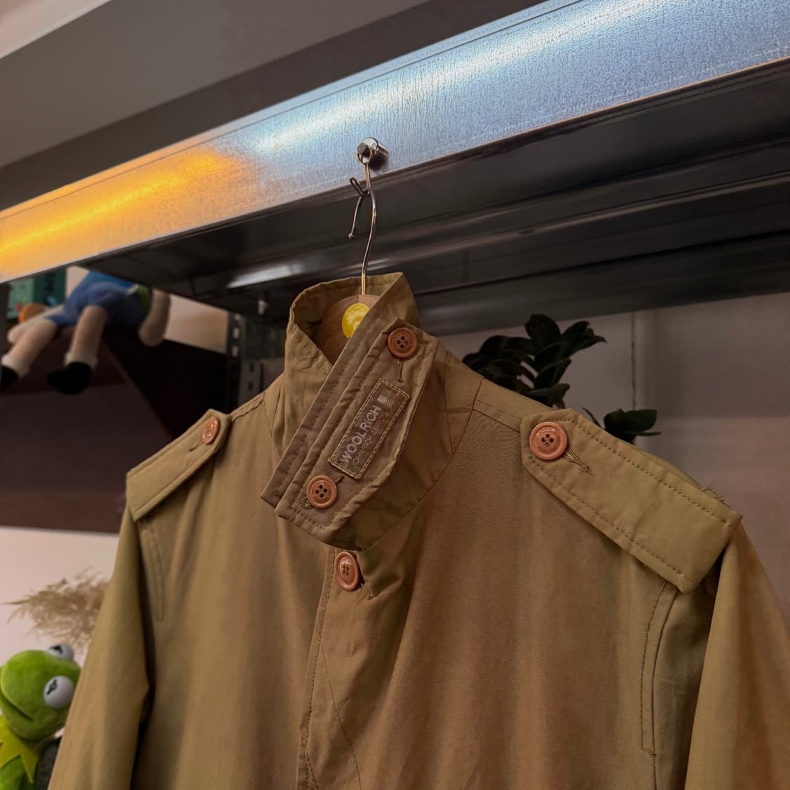 울리치 이탈리아 디자인 밀리터리 코트 S M 상품이미지3