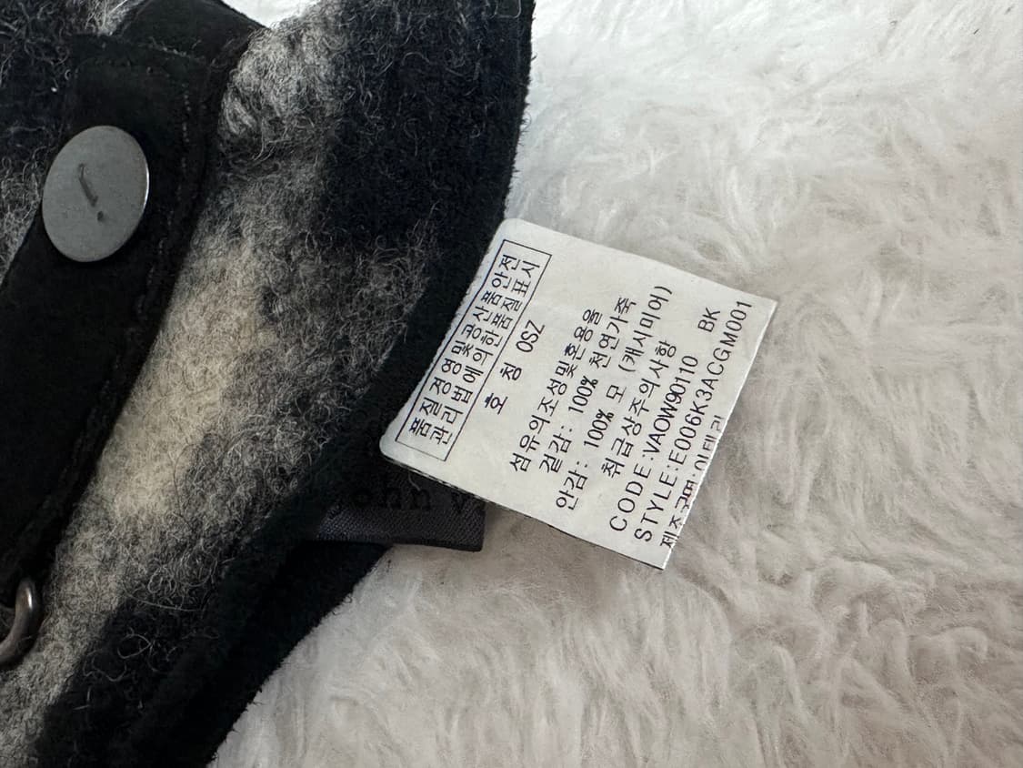 [새상품] 존바바토스(John Varvatos) 캐시미어 체크 장갑 상품이미지4