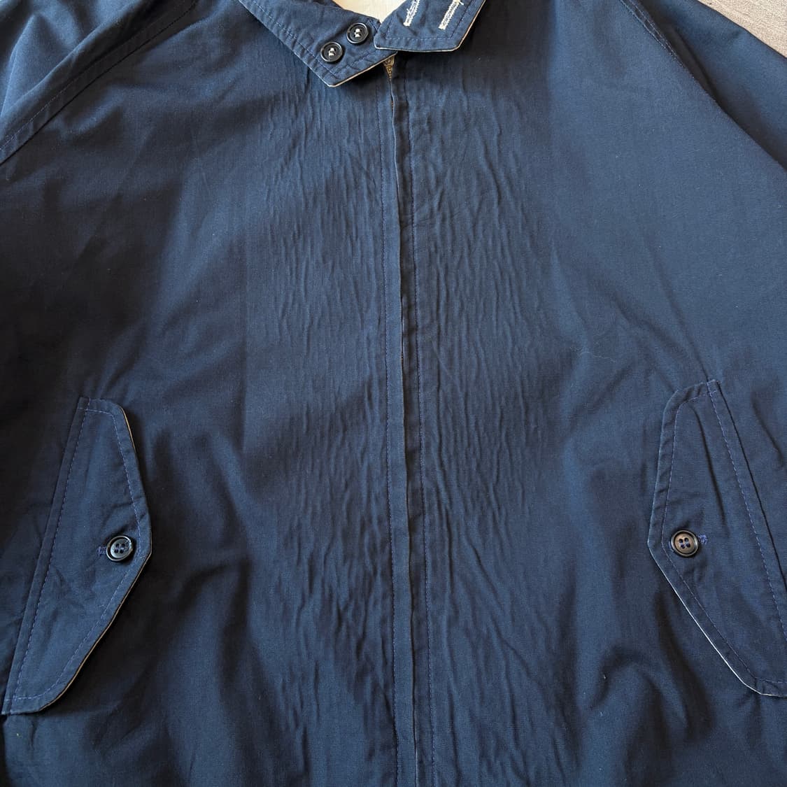 빈티지 네이비, 베이지 양면 코튼 자켓  상품이미지10