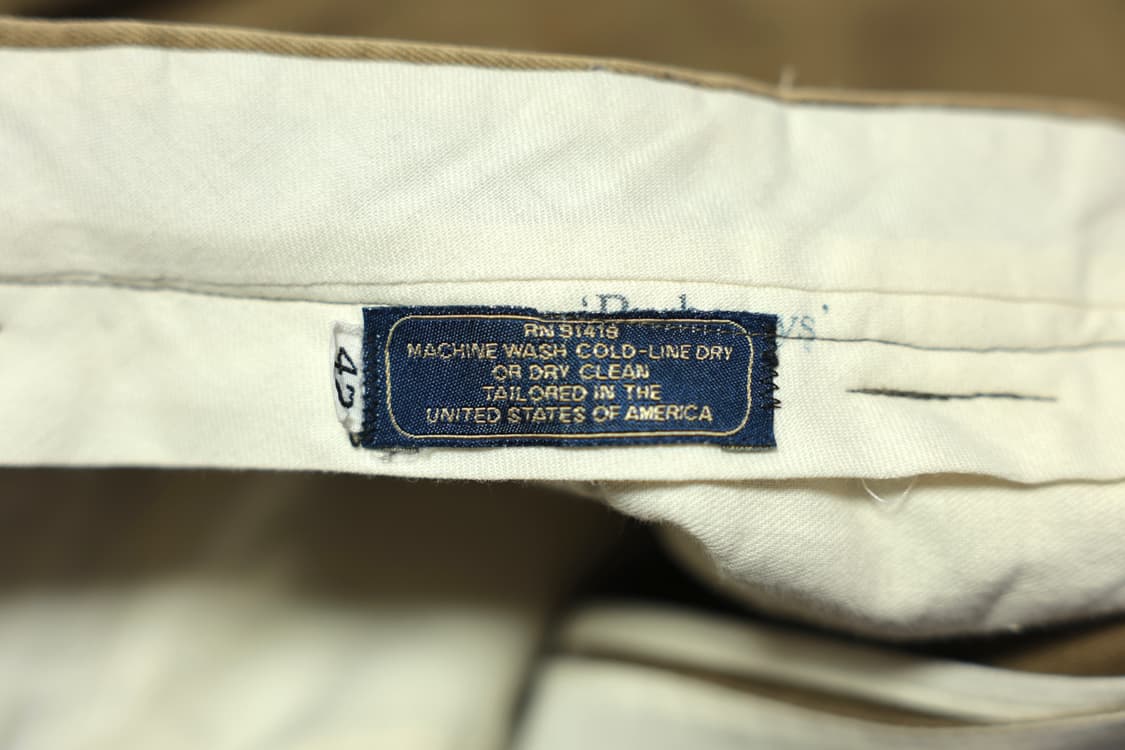 [USA]Burberrys Pleated Chino Pan 상품이미지3