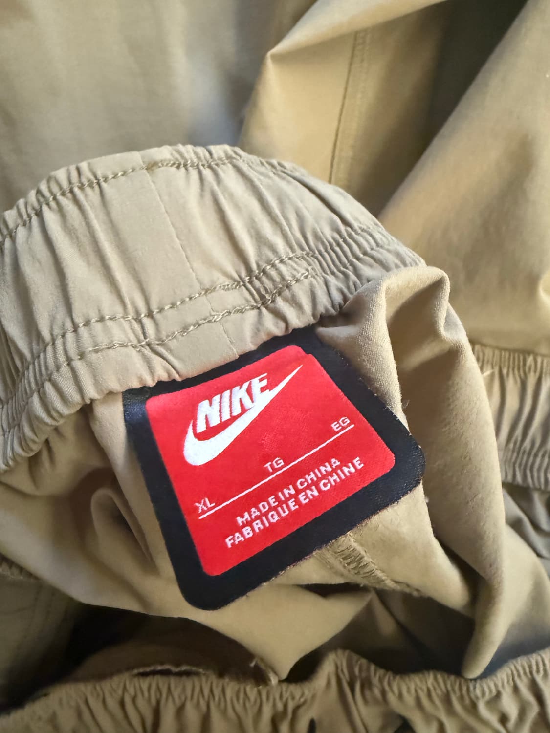 나이키 테크 우븐 팬츠 - 베이지 XL 상품이미지3