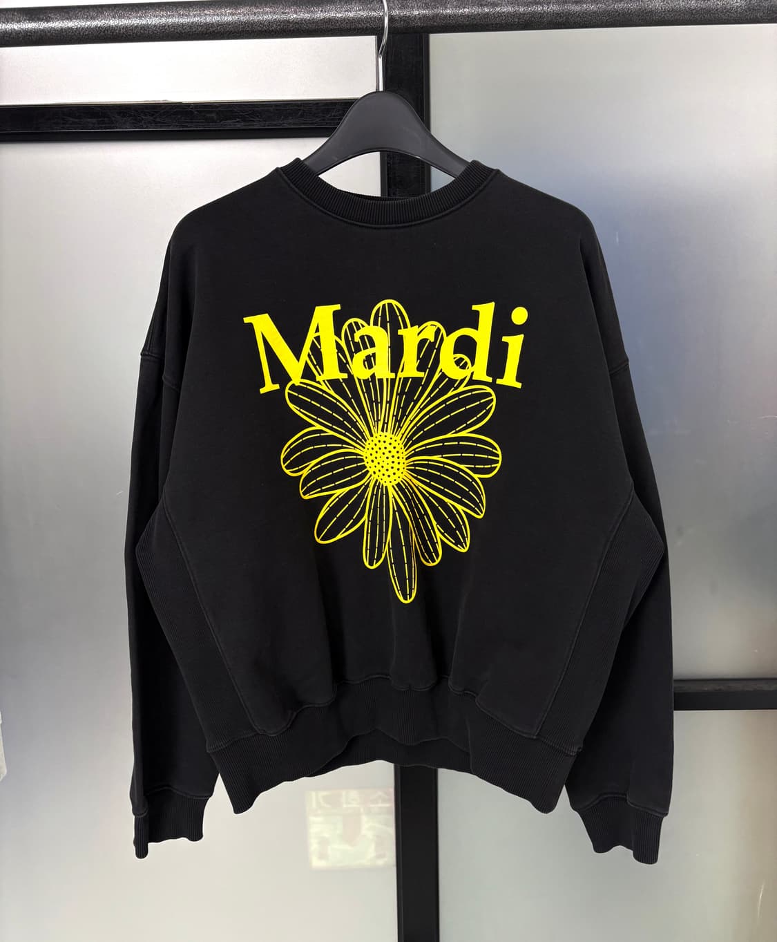 [2XL]마르디 블랙 맨투맨 상품이미지3