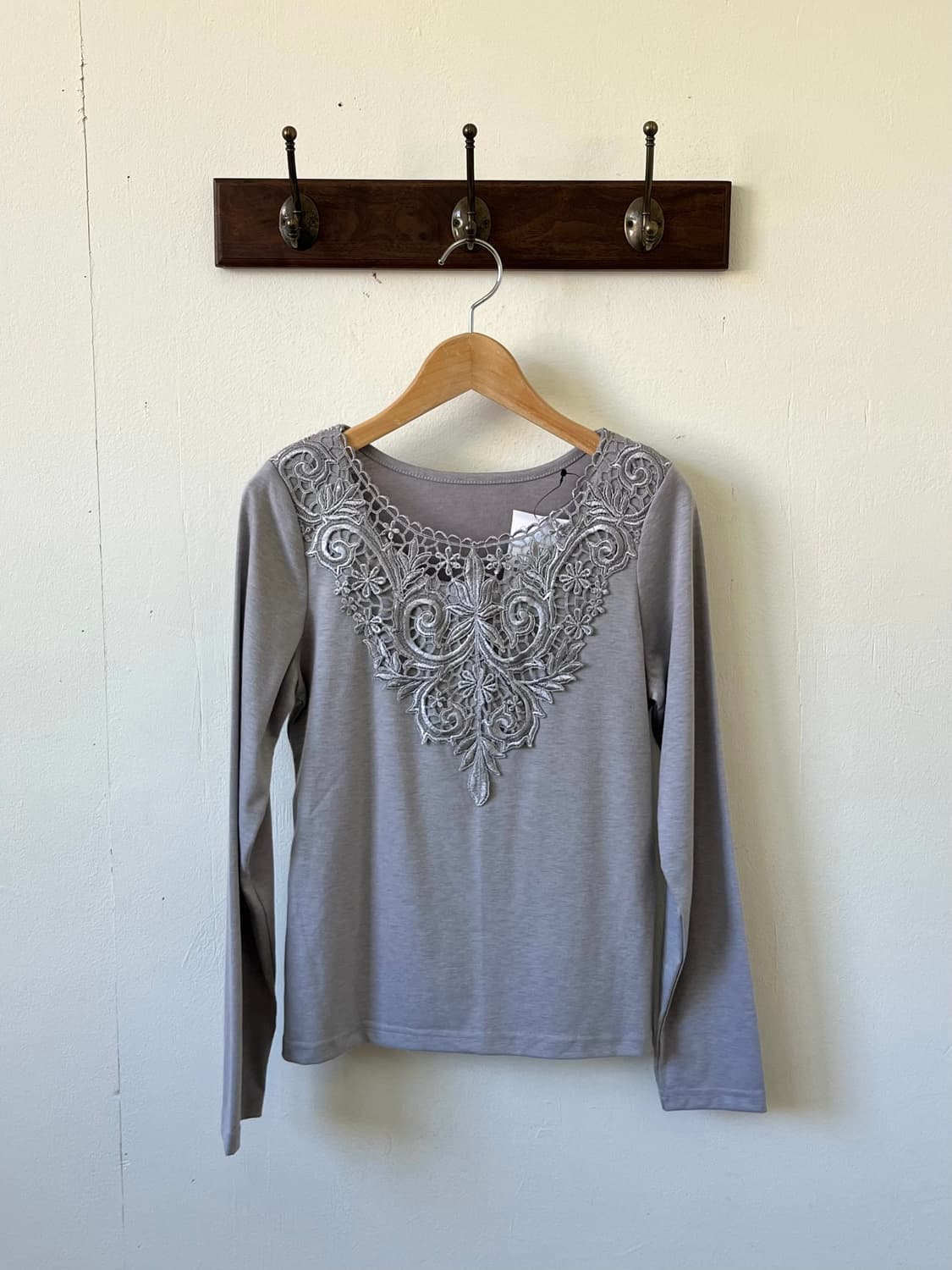 RELEASE 라이트 그레이 탑 상품이미지1