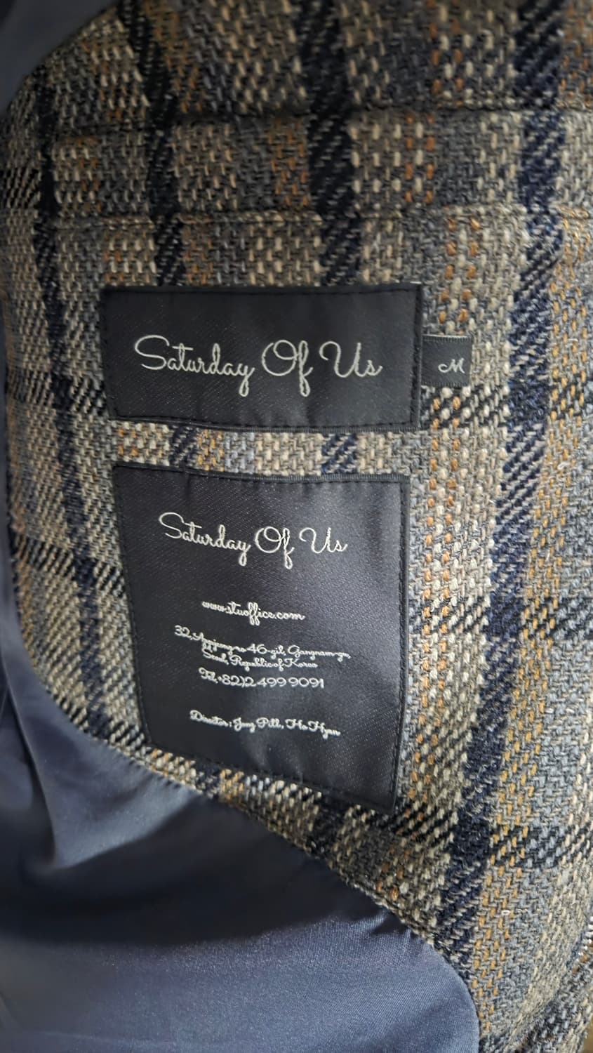 [새상품]stu 멀티 체크 패딩 상품이미지4