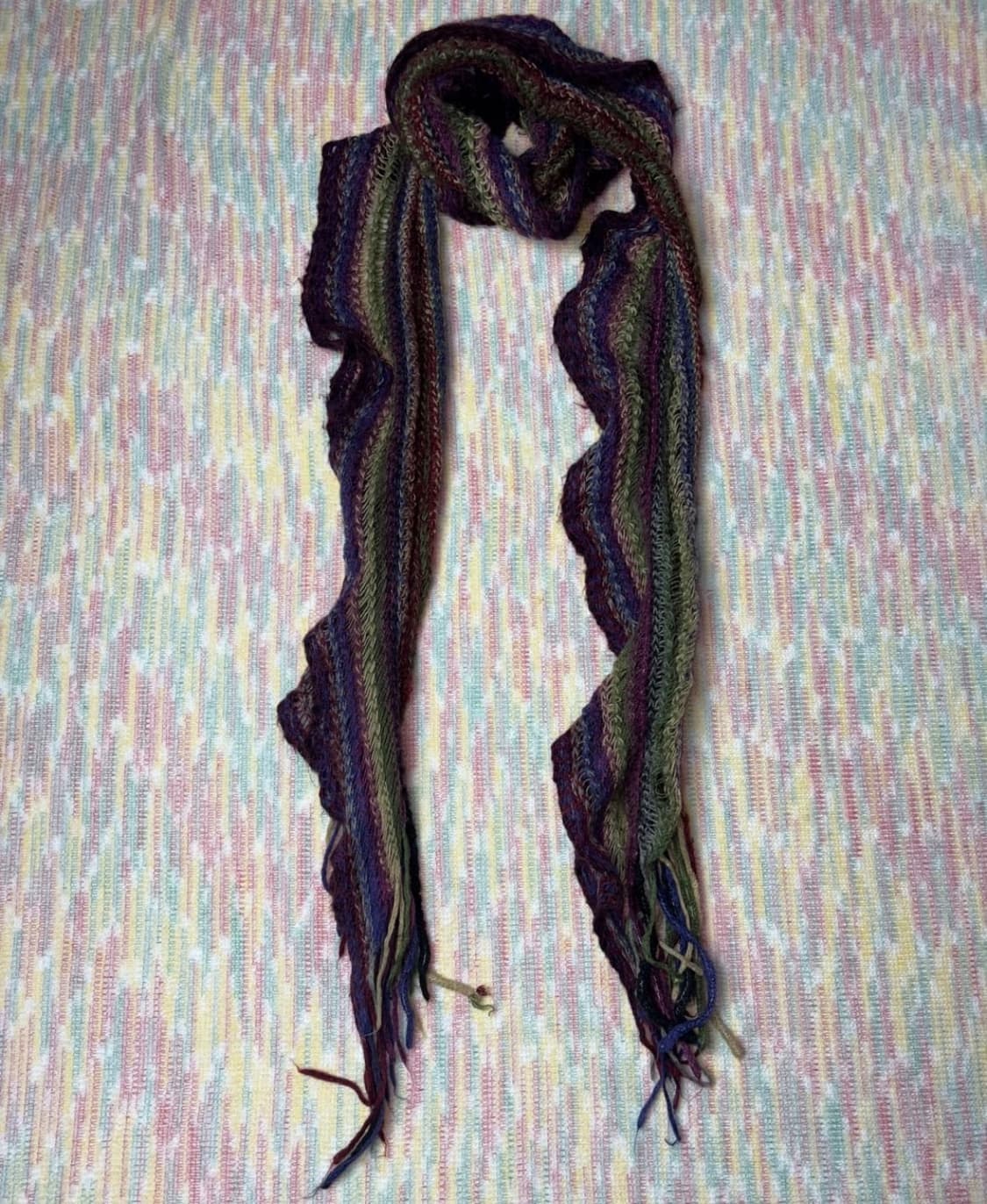 빈티지 뜨개 머플러 상품이미지2