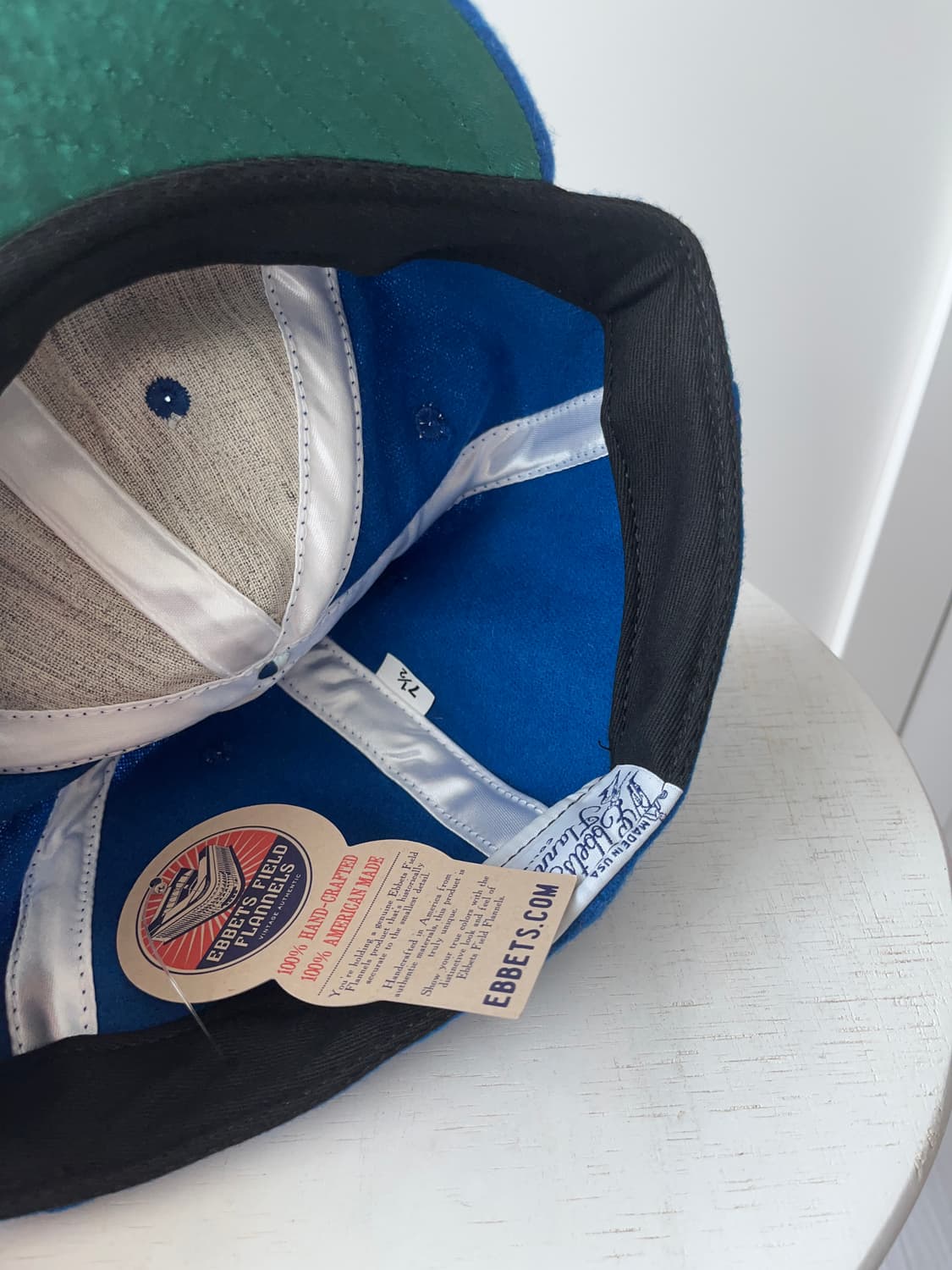 이벳필드 모자 7 1/2사이즈 블루 새상품 상품이미지2