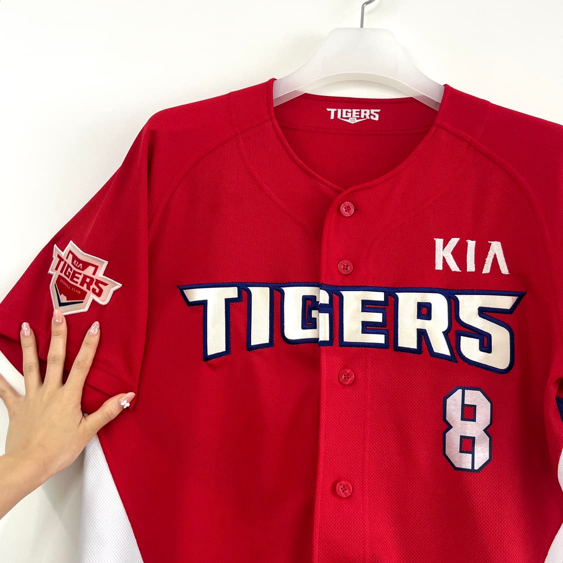 기아타이거즈 안치홍 마킹 반팔 유니폼 105 상품이미지4