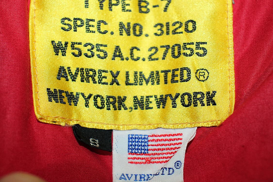 Avirex B-7 아비렉스 b7 파이어맨 M 상품이미지6