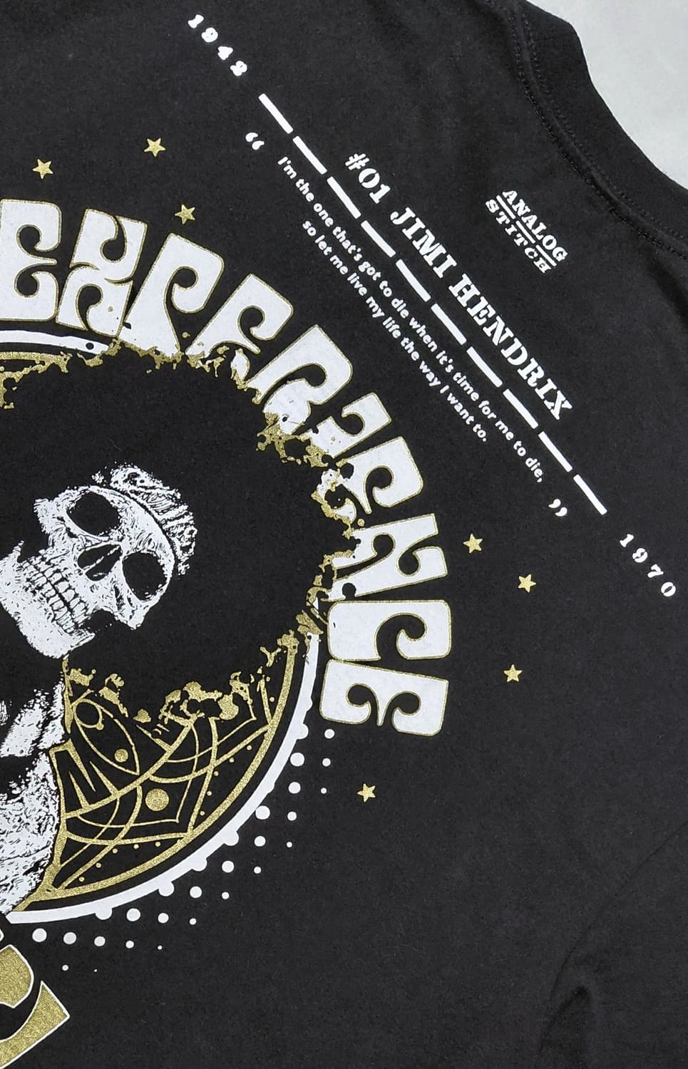 [M] 아날로그 스티치 지미 헨드릭스 'Still Young' 그래픽 티 상품이미지7