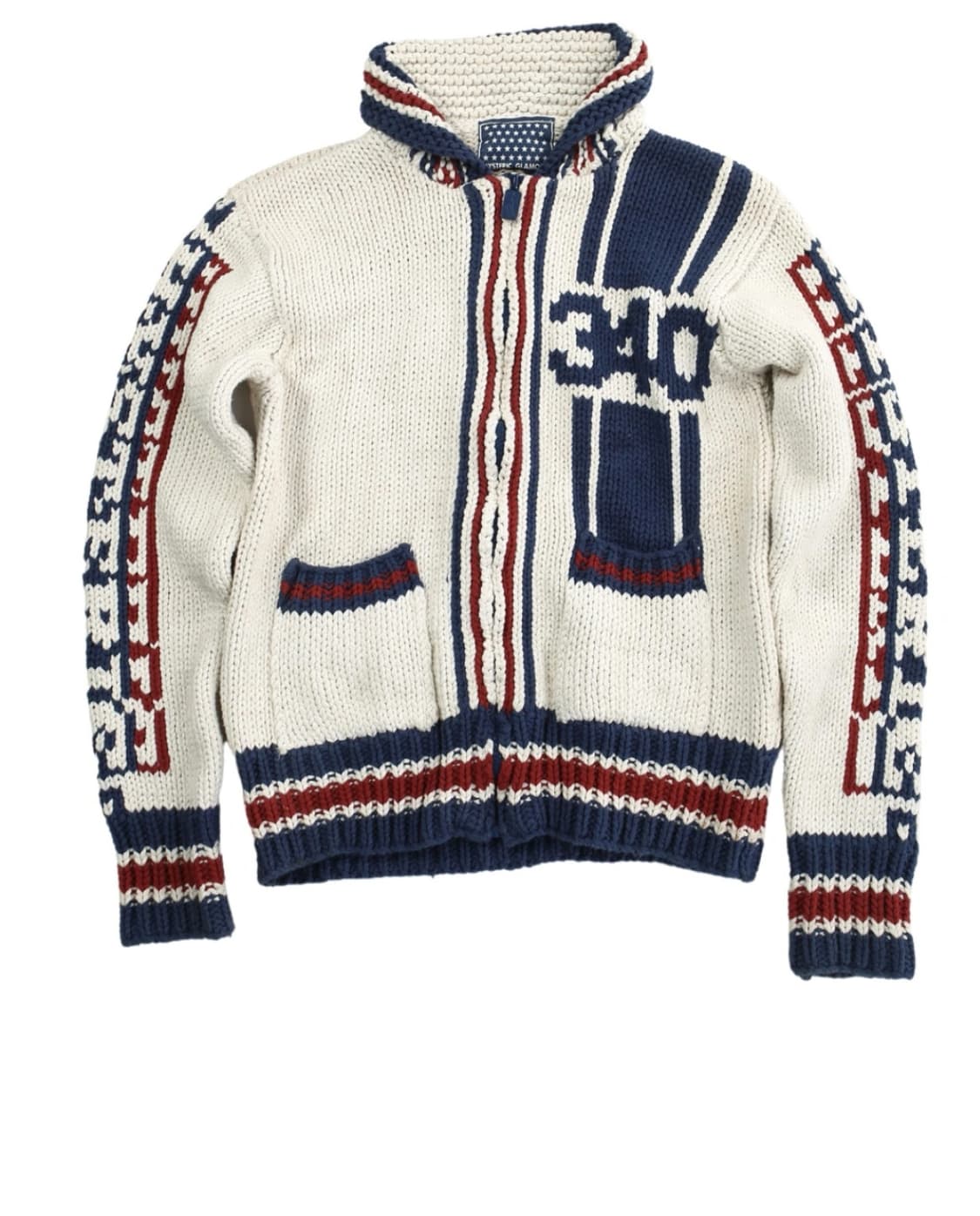 히스테릭글래머 니트집업 상품이미지1