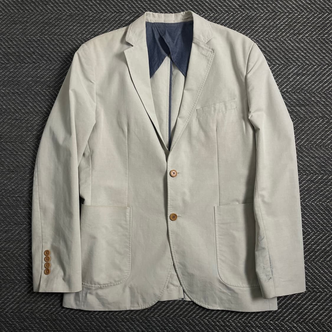 빈폴 아메카지 투 버튼 베이지 코튼 블레이저o 4242 상품이미지1