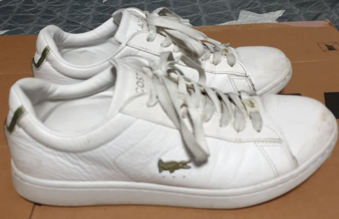 라코스테 카나비 에보 레더 스니커즈 플래티넘 (260) 상품이미지2