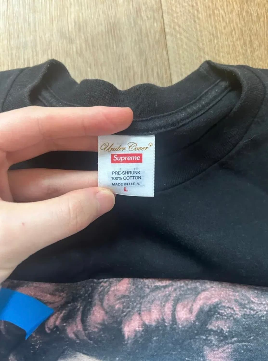 슈프림 x 언더커버 페이스 티셔츠 블랙 - 23SS 상품이미지3