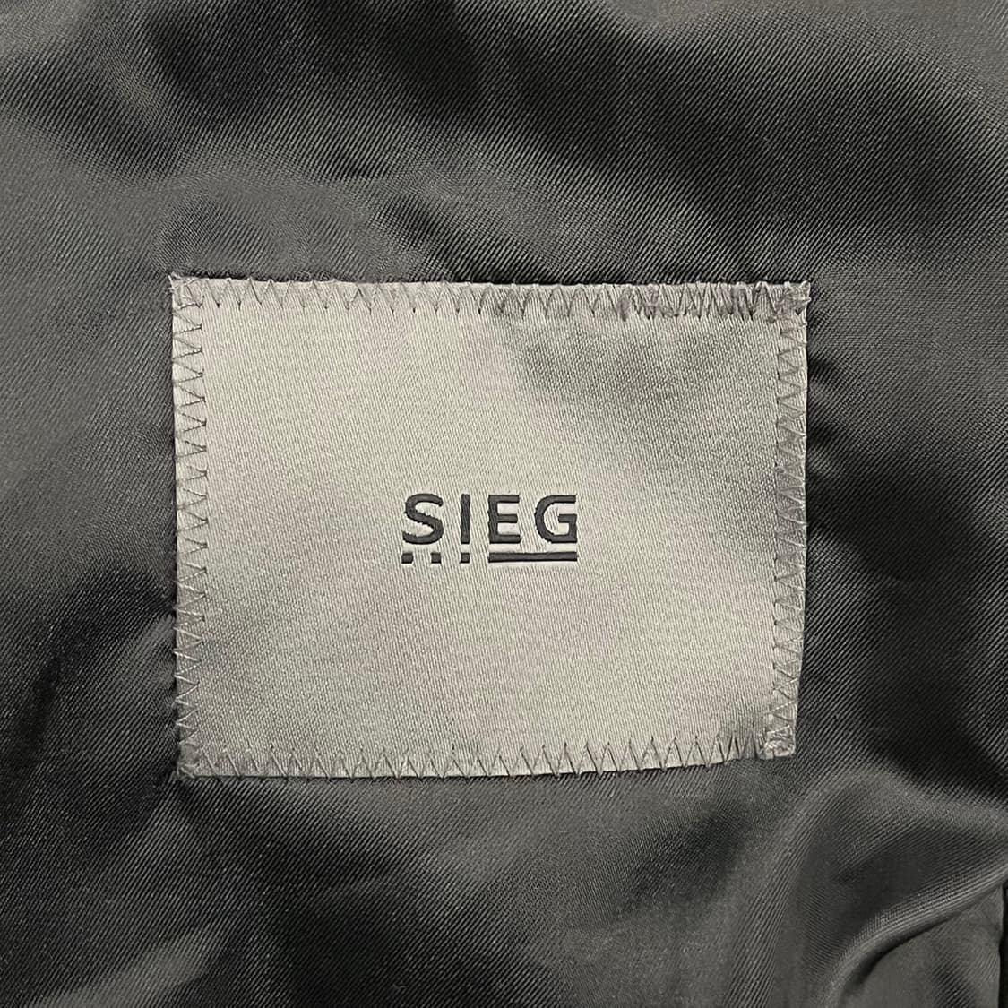 [정품/105] SIGE 블랙 레더 자켓 라이더 스타일 b16 상품이미지5