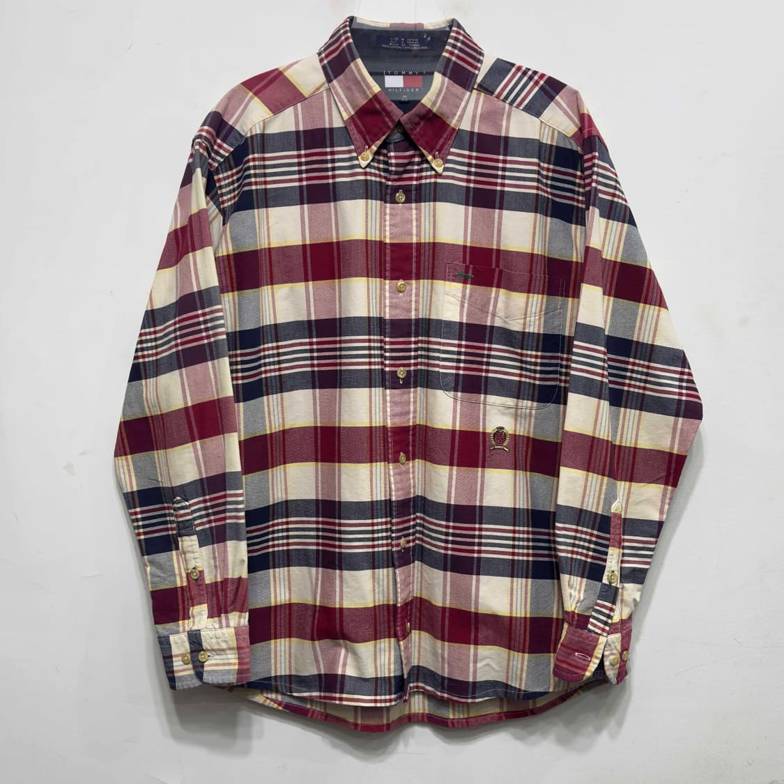 90s 타미힐피거 체크 셔츠 상품이미지1