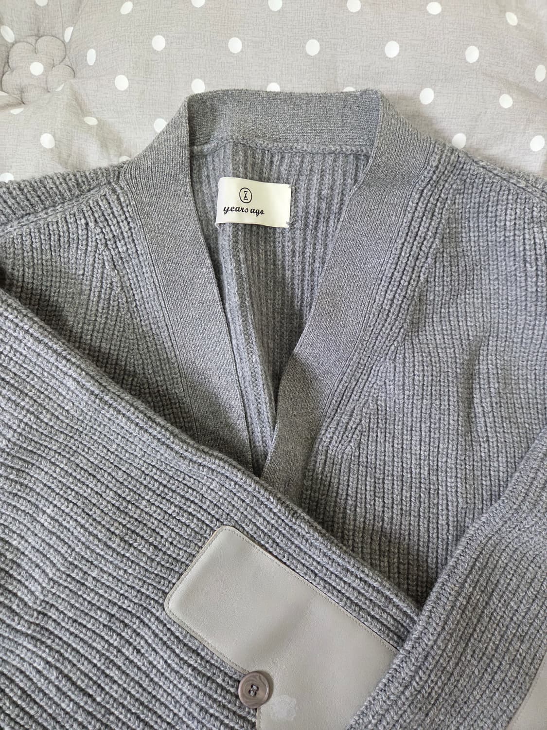 (Yearsago)이얼즈어고 울 가디건 멜란지 XL 상품이미지2