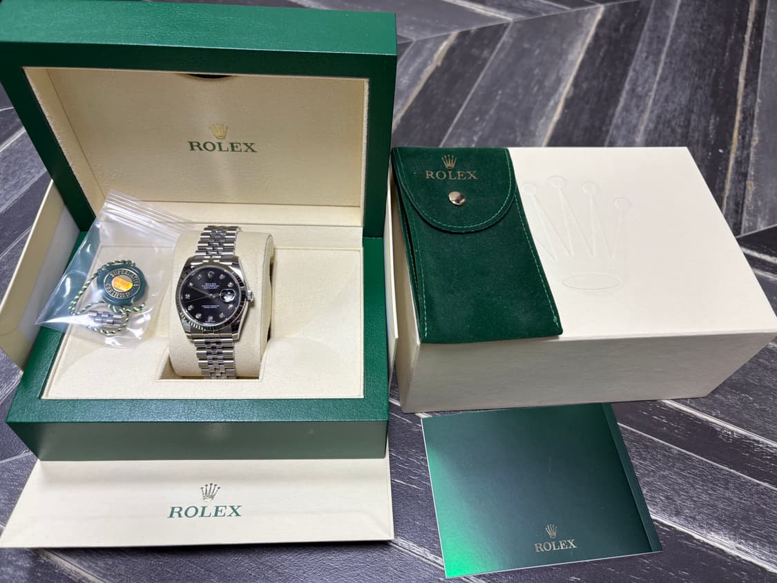 롤렉스 데이저스트 36mm 블랙 다이얼 텐포인트 풀박스 히든클리프 성골 상품이미지1