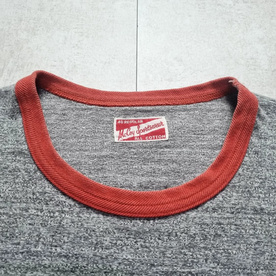 리얼맥코이 링거 포켓 티셔츠 40sz 상품이미지3