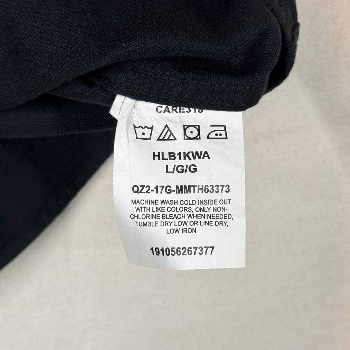 L) Wrangler 랭글러 투포켓 워크웨어 코튼 셔츠 블랙 W66 상품이미지6