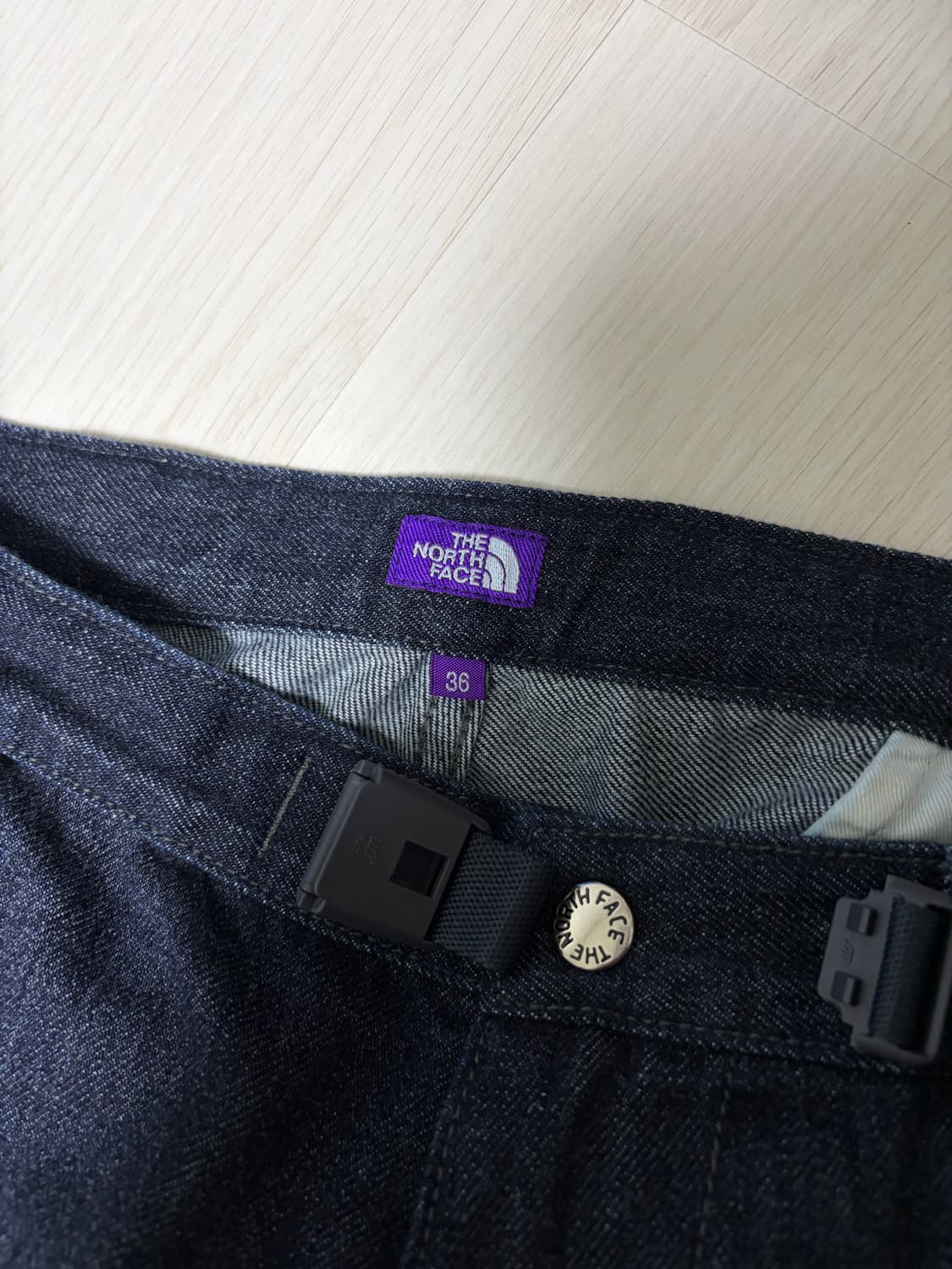 노스페이스 퍼플라벨 25fw 와이드 테이퍼드 데님 상품이미지3