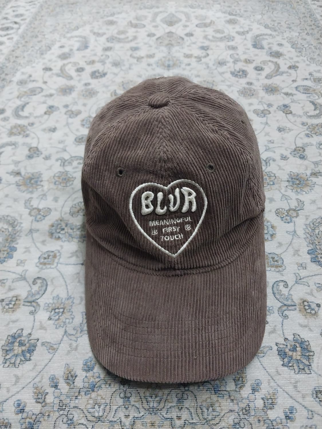 BLUR 코듀로이 볼캡 브라운 F 상품이미지1