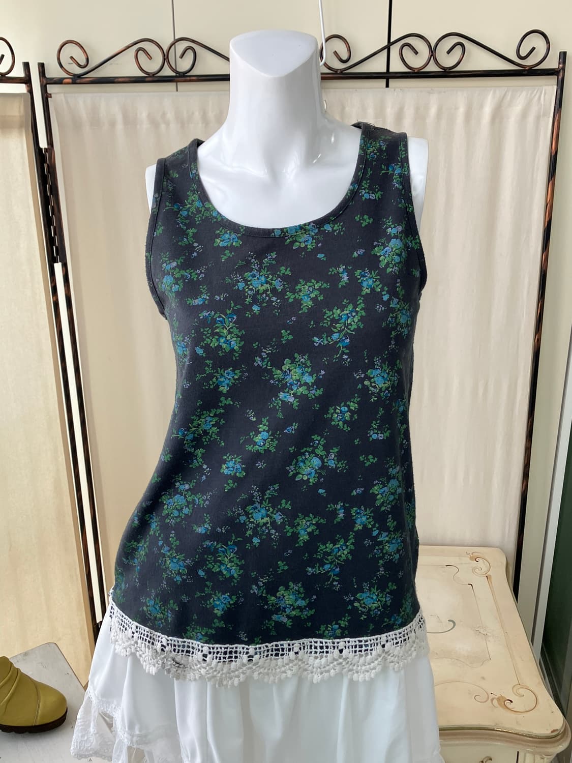 flower mori crochet sleeveless 상품이미지6