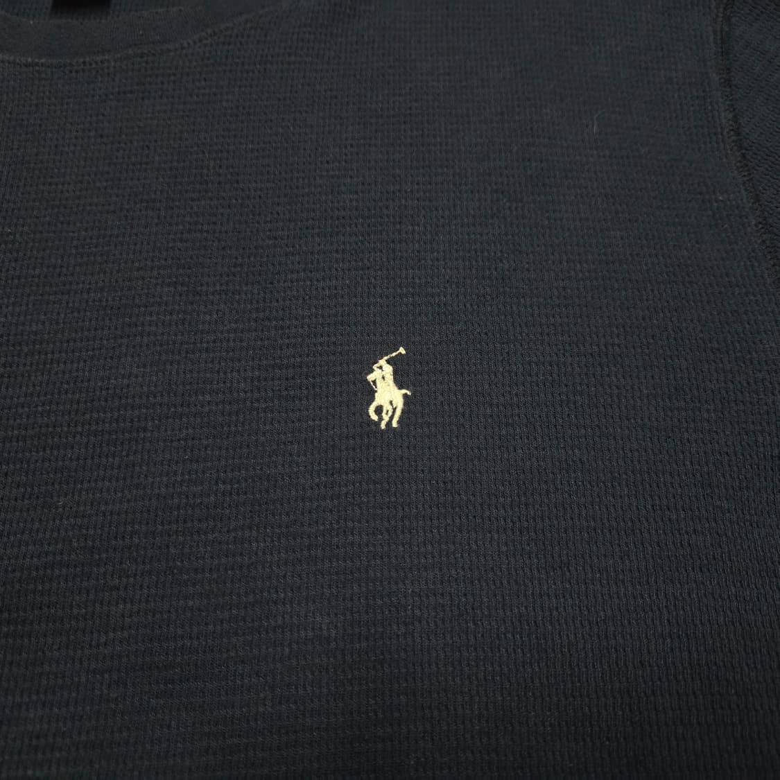 XL 폴로랄프로렌 와플 롱슬리브 긴팔티셔츠 네이비 상품이미지2