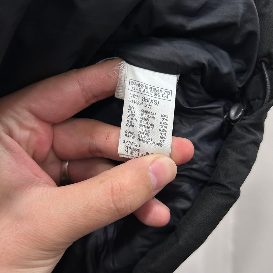 노스페이스 화이트라벨 구스다운 드라이벤트 조끼 패딩 상품이미지4