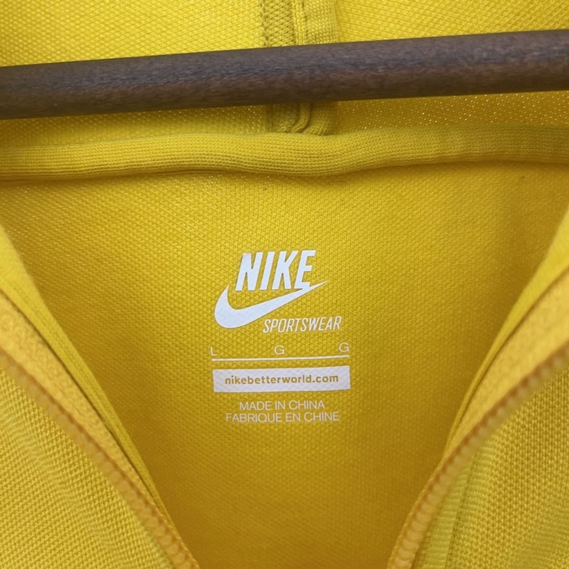 나이키 Y2K 90's 옐로우 머스타드 져지 집업 L C08299 상품이미지5