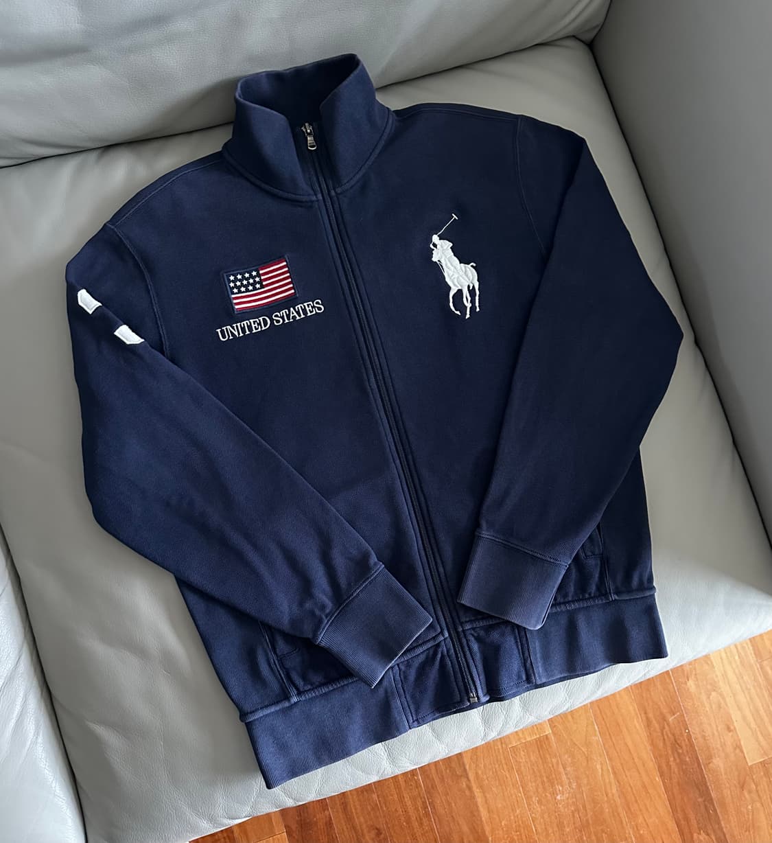 폴로 랄프로렌 빅포니 성조기 집업 L 상품이미지1
