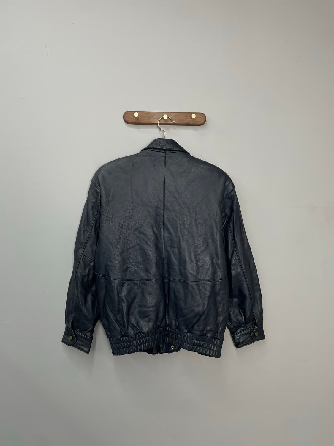 빈티지 레드스테이지 블랙 레더 봄버 자켓 H1698 상품이미지4