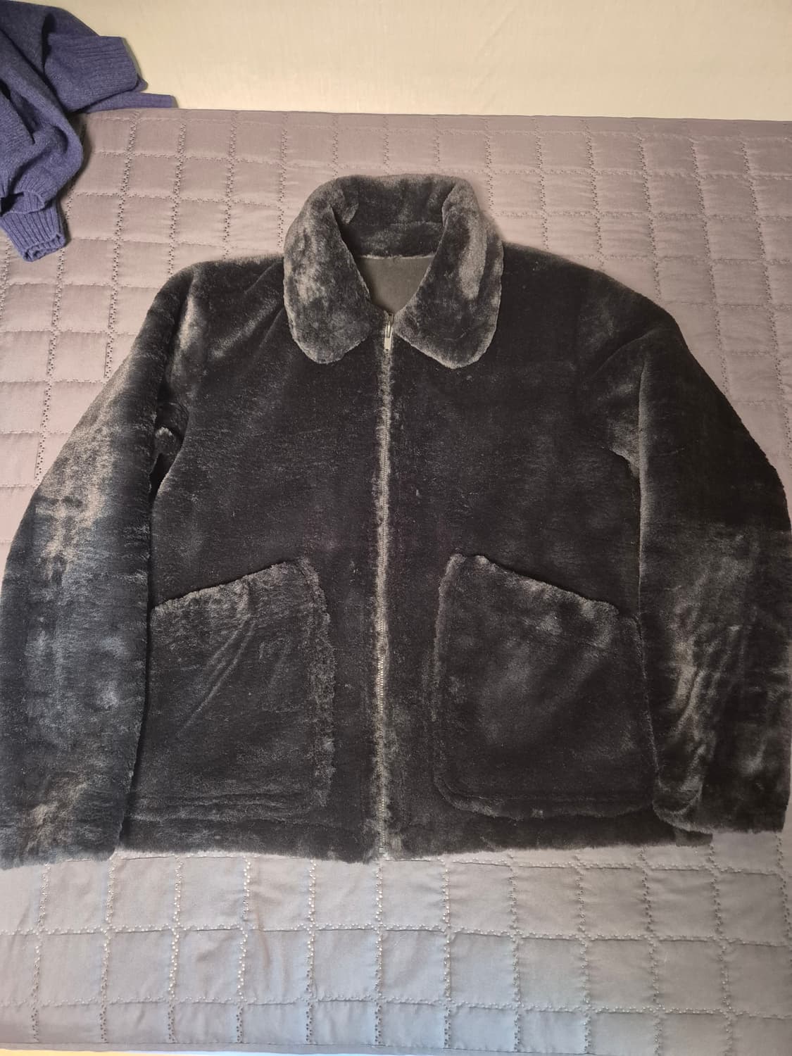 히스테릭글래머 리버시블 플리스 자켓 L 상품이미지3