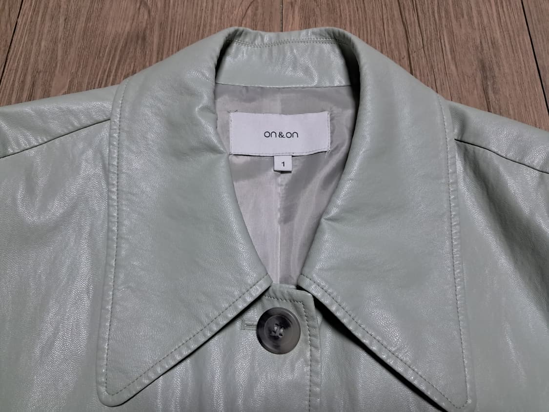 온앤온 페이크레더 자켓 1 상품이미지5