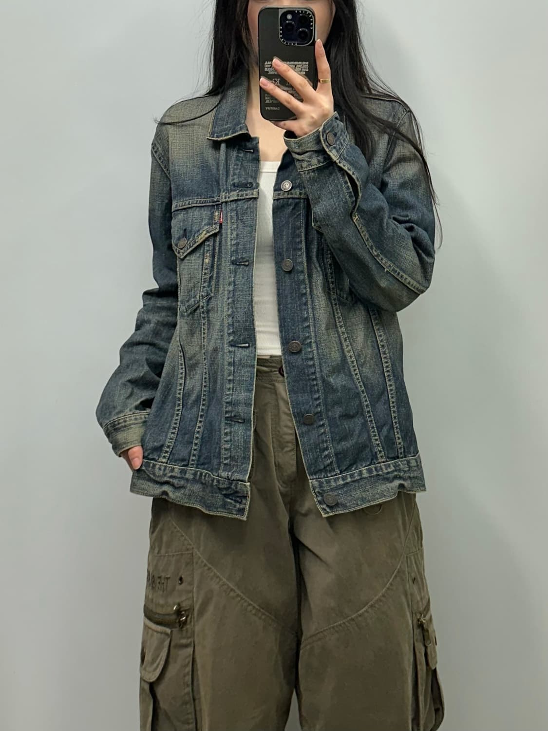 리바이스 레드탭 워싱 데님 자켓 상품이미지2