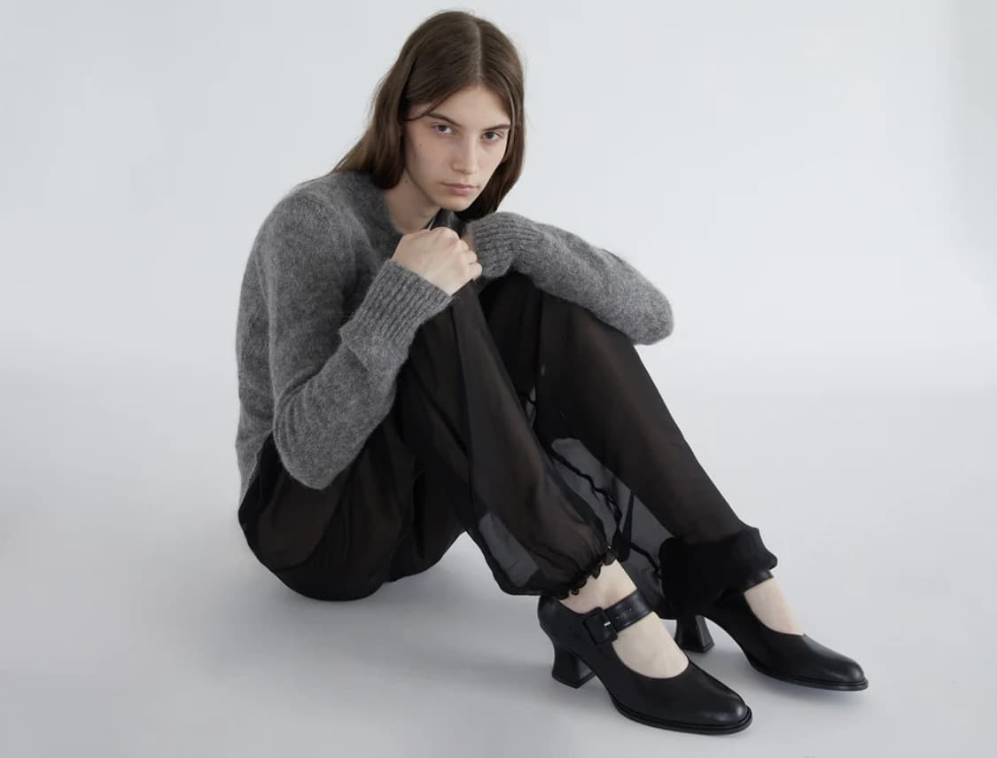 [36,37,38,39]팔로마울 Carmen 펌프스 힐/블랙 상품이미지2