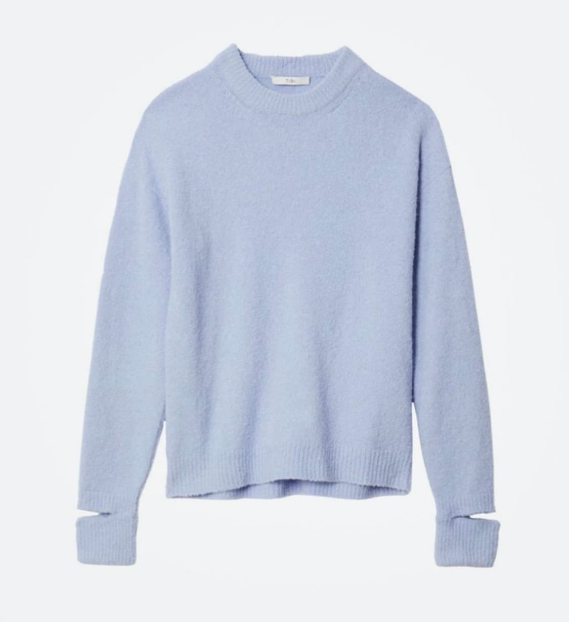 tibi 슬릿 부클 알파카니트  상품이미지2