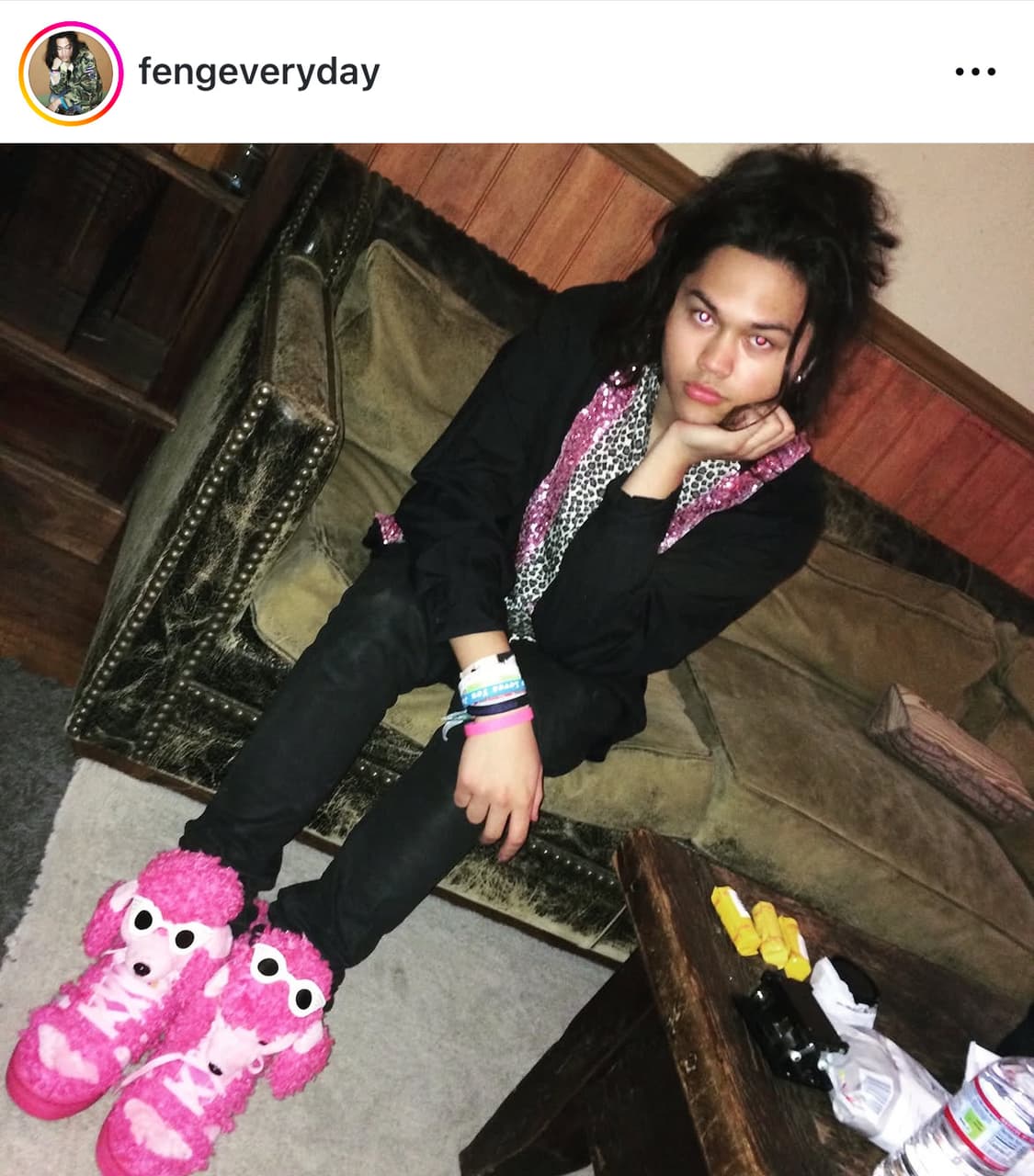 꼼데가르송 옴므 플러스 2018 S/S 런웨이 레오파드 스팽글 셔츠 상품이미지6