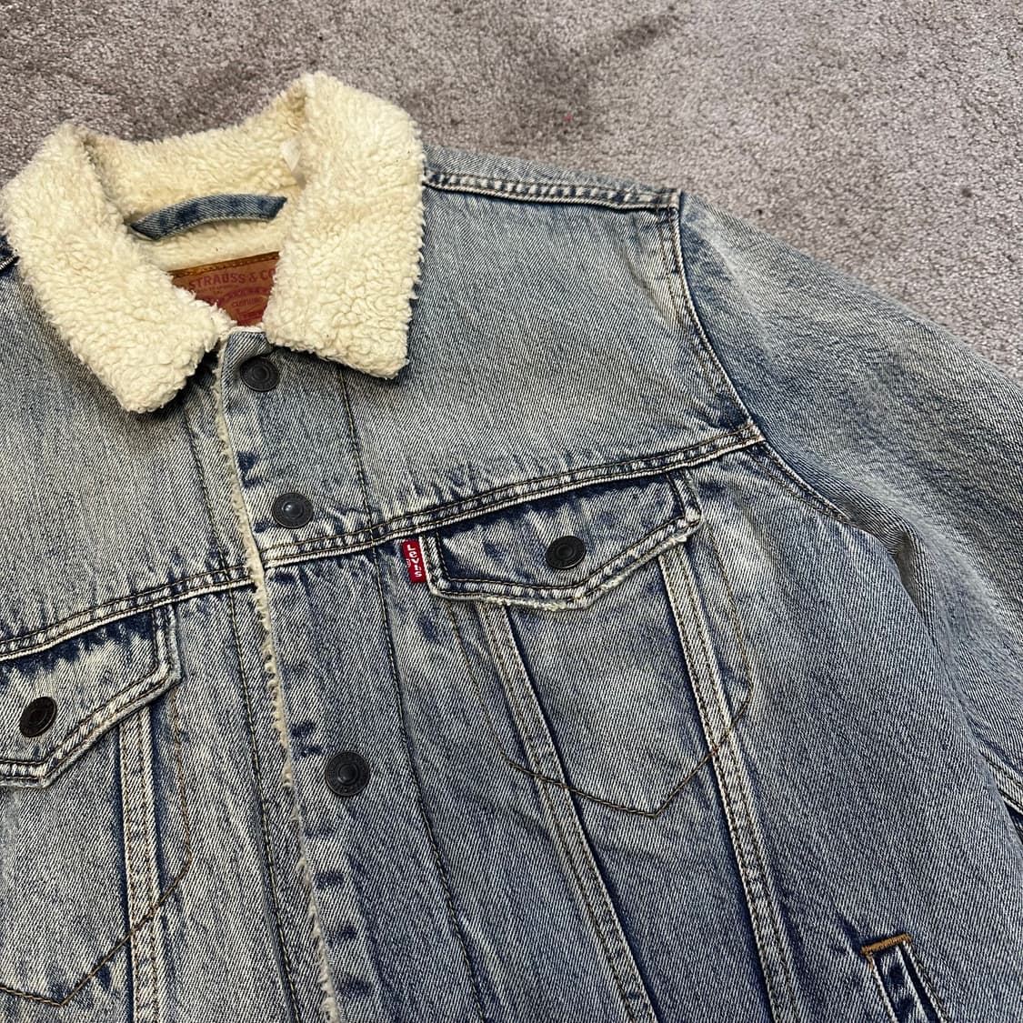 리바이스 중청 쉐르파 트러커 자켓S 상품이미지2