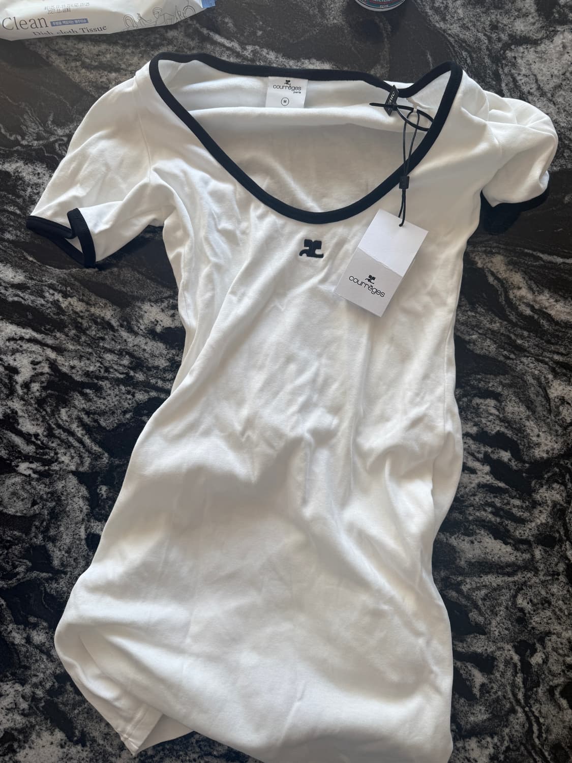 꾸레쥬 화이트 미니원피스 m 새상품 courreges 상품이미지2