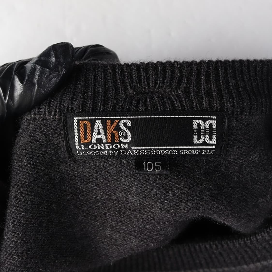 DAKS 런던 풍경 자수 니트 XL 상품이미지5